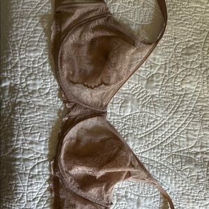 Brown Lace Underwire Bra Intimates